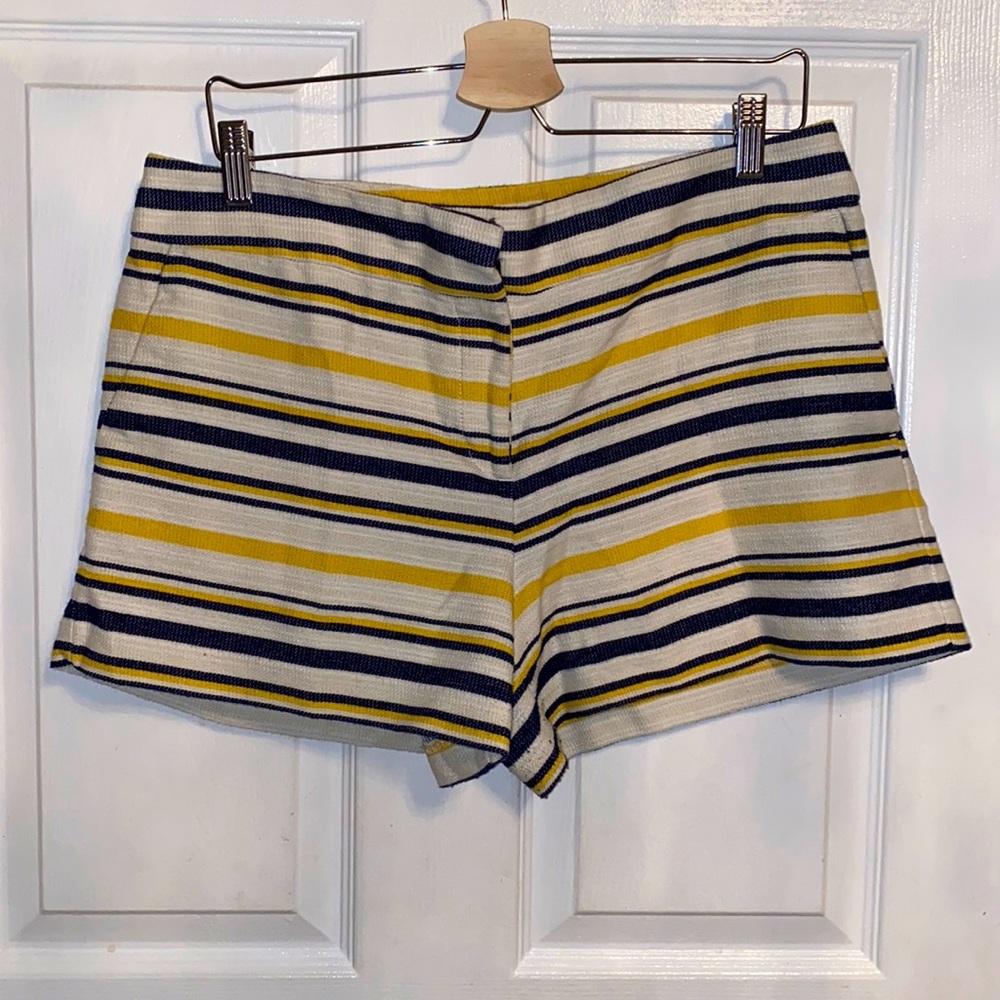 LOFT striped texture shorts